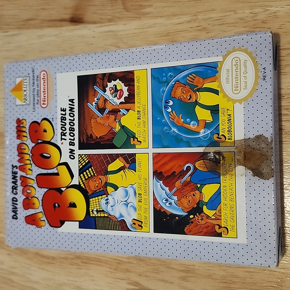 A Boy and His Blob Trouble on Blobolonia Nintendo NES limited run game